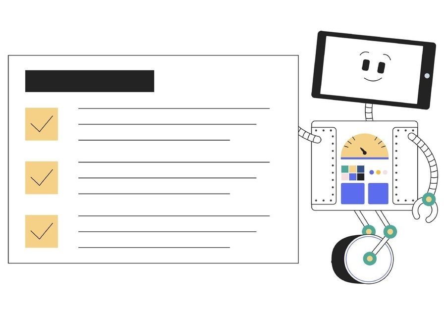 Project management for marketing teams (with expert input from ProcessDriven) - illustration shows a checklist of tasks displayed next to Articulate Marketing mascot, Artie