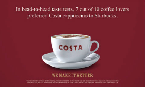 Costa advert