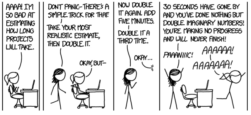 XKCD joke about project management